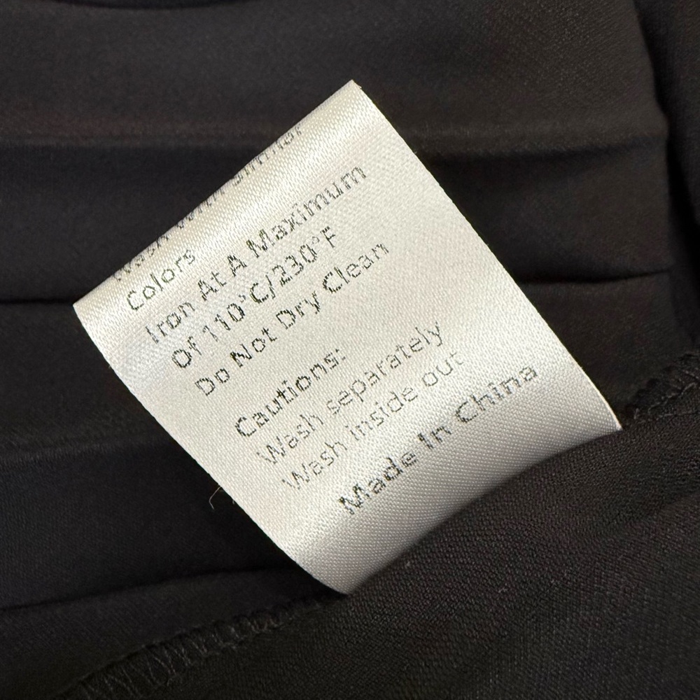 Commense Black Pleated Maxi Dress Small NWT Wedding Guest Evening Party - Picture 9 of 10